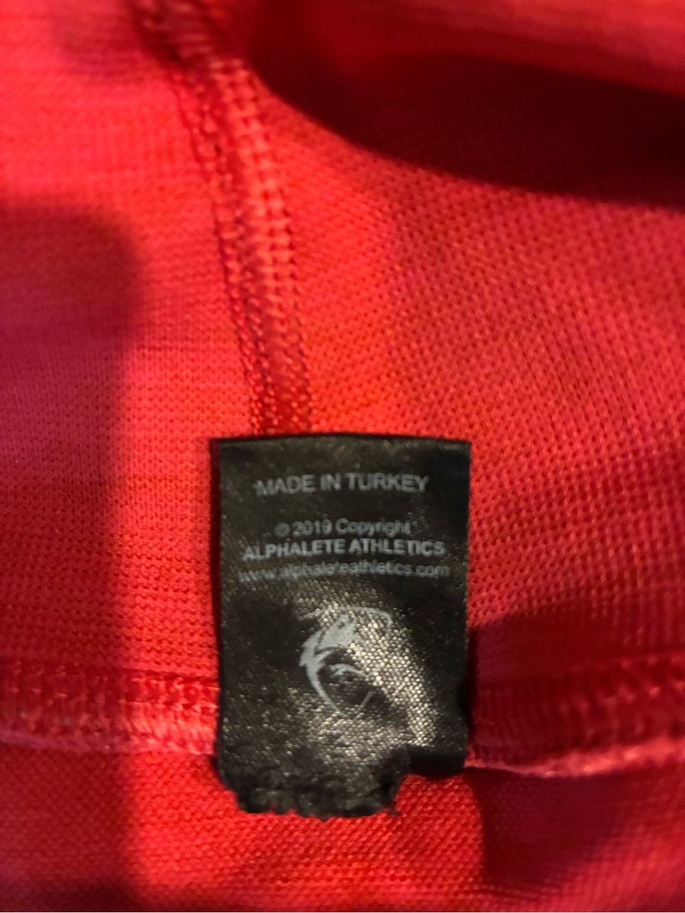 Alphalete Red Seam-Detail Leggings - Picture 4 of 6
